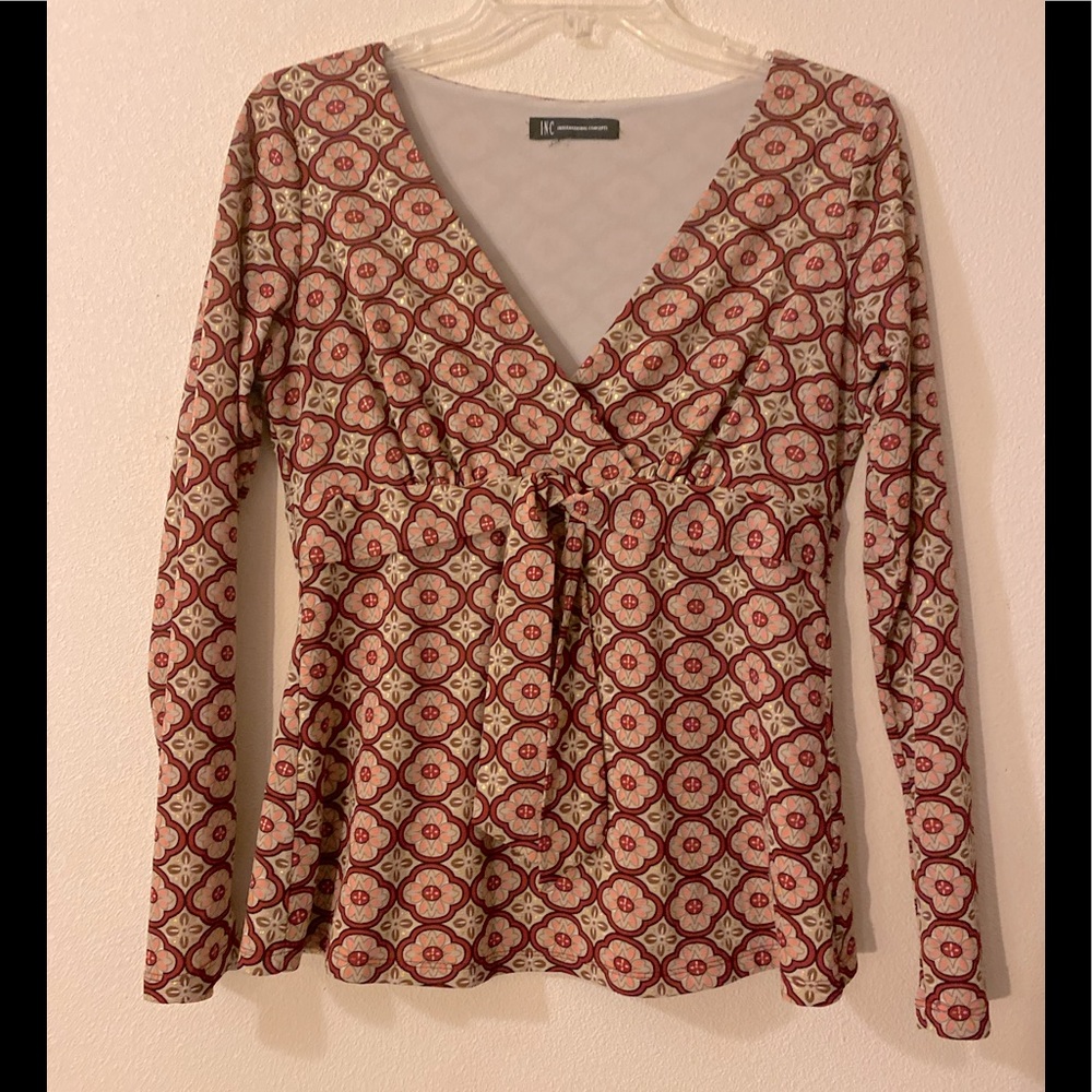 INC V-neck blouse